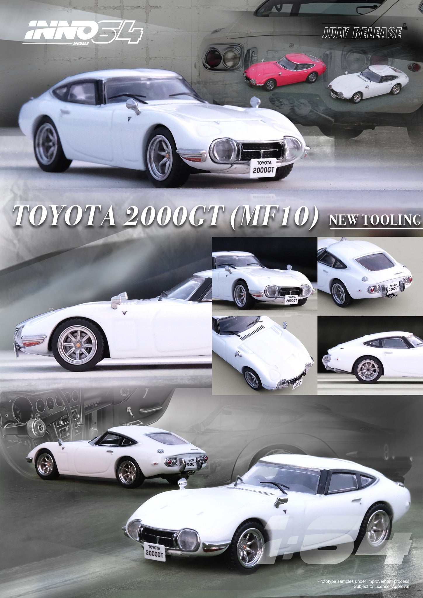 [Preorder] Inno64 1:64 Toyota 2000GT Pegasus White