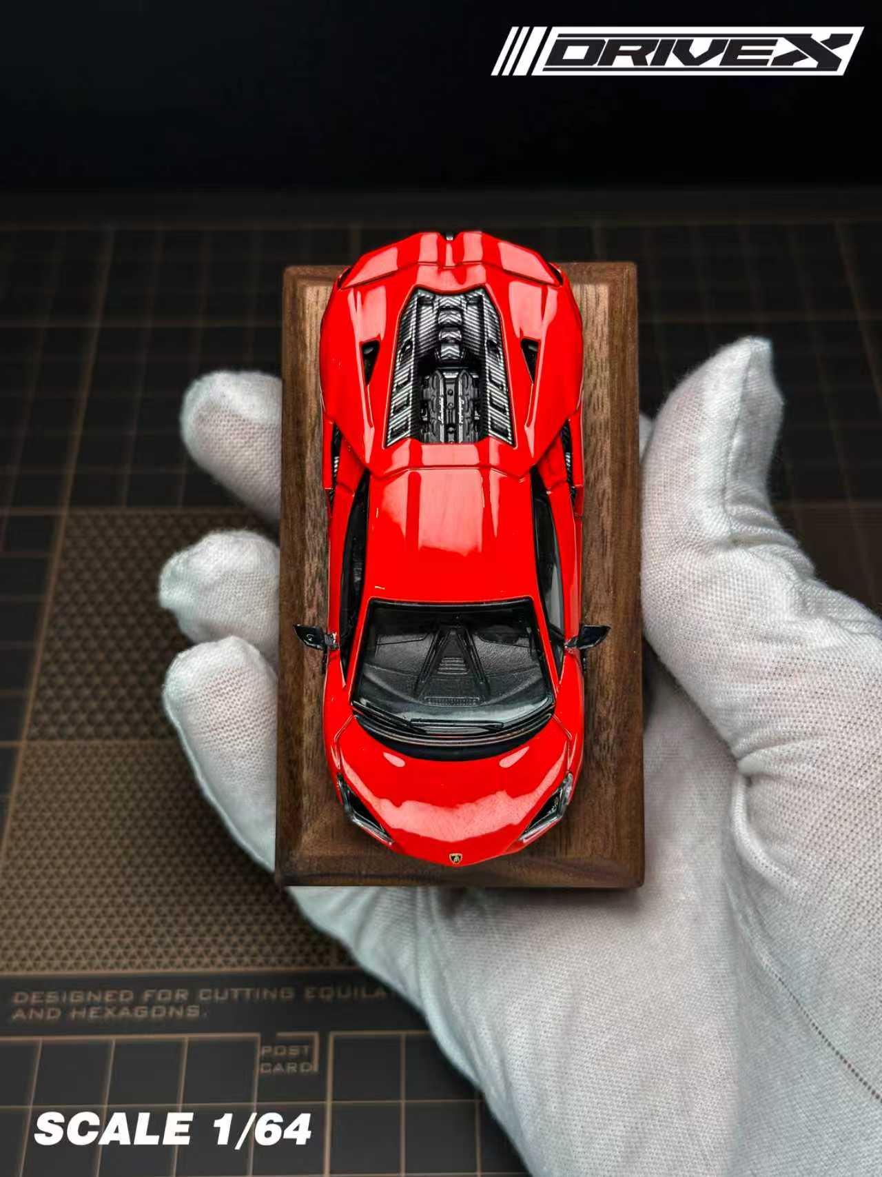 Preorder] Drive X 1:64 Lamborghini Revuelto Hanging Card Board (7