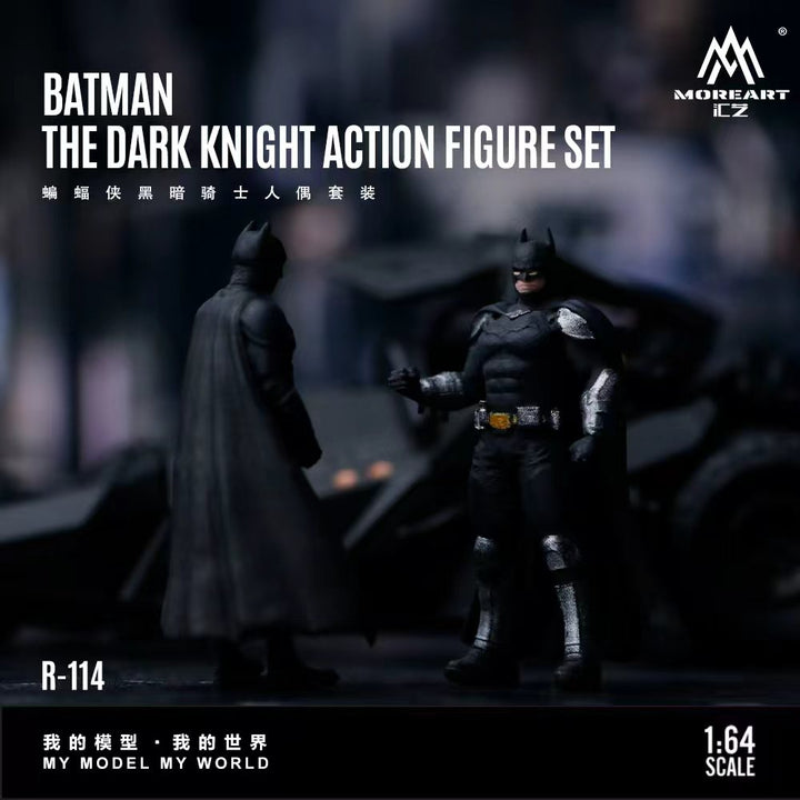 [Preorder] MoreArt 1:64 BATMAN THE DARK KNIGHT ACTION FIGURE SET MO223114