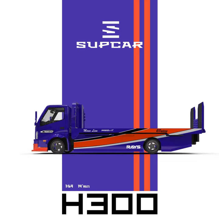 [Preorder] SUPCAR 1:64 H300 Flatbed Transport Trailer Fast &amp; Furious 3 Mona Lisa Livery SC647256