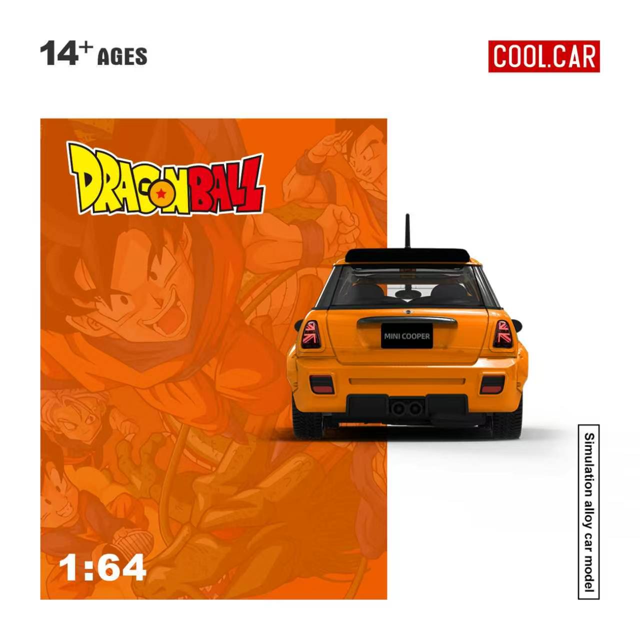 Preorder] Cool Car 1:64 Mini Cooper Dragon Ball Livery CC643649
