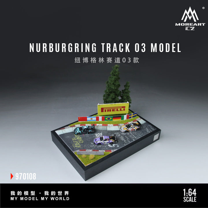 [Preorder] MoreArt 1:64 NURBURGRING TRACK O3 MODEL MO970108