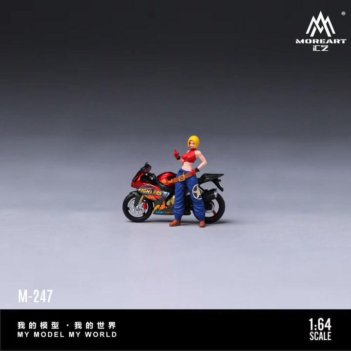 [Preorder] MoreArt 1:64 King of Fighters Motorcycle Doll Set MO2222457
