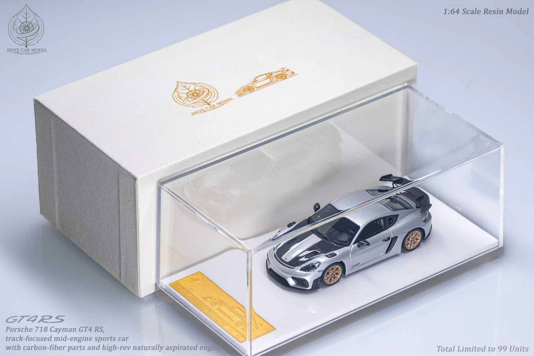 [Preorder] JINYE Car Model 1:64 Porsche 718 M4 GTS (9 Colours)