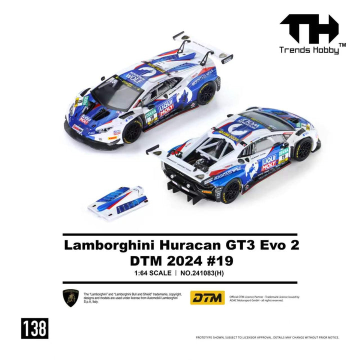 [Preorder] Trends Hobby 1:64 Lamborghini Huracan GT3 EVO2 - DTM 2024 