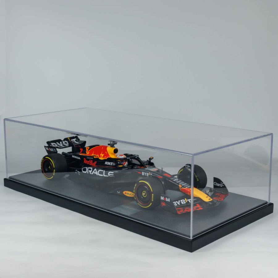 MINICHAMPS 1:12 RED BULL RACING HONDA RB19 - MAX VERSTAPPEN - 2ND PLACE QATAR SPRINT RACE - WORLD CHAMPION 2023