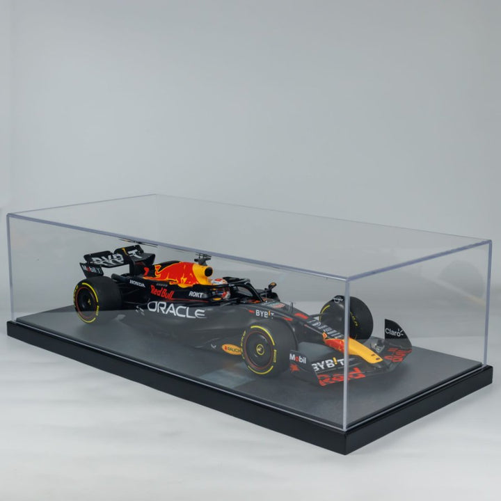 MINICHAMPS 1:12 RED BULL RACING HONDA RB19 - MAX VERSTAPPEN - 2ND PLACE QATAR SPRINT RACE - WORLD CHAMPION 2023
