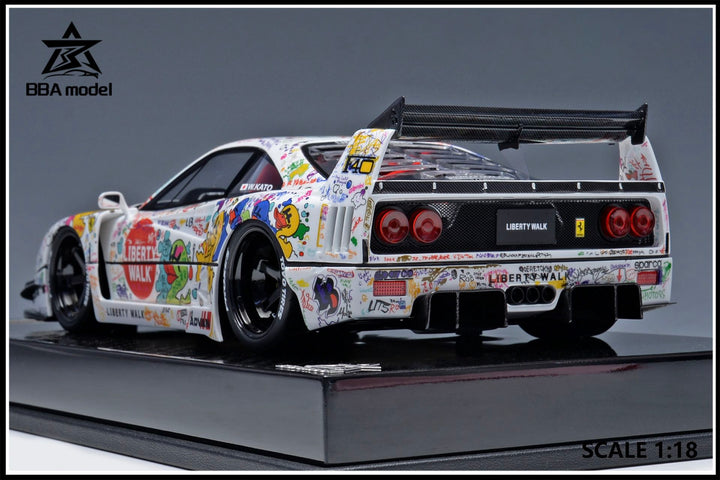 [Preorder] BBA model 1:18 Ferrari F40 LBWK Widebody Hand-Drawn Graffiti Livery