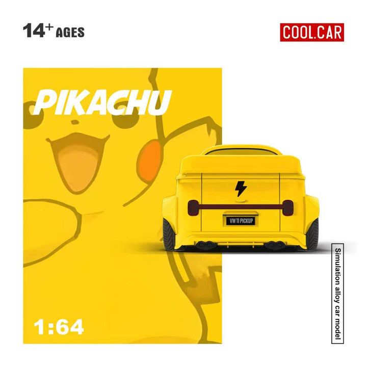 [Preorder] Cool Car 1:64 Volkswagen T1 Pickup Pikachu Livery CC643924