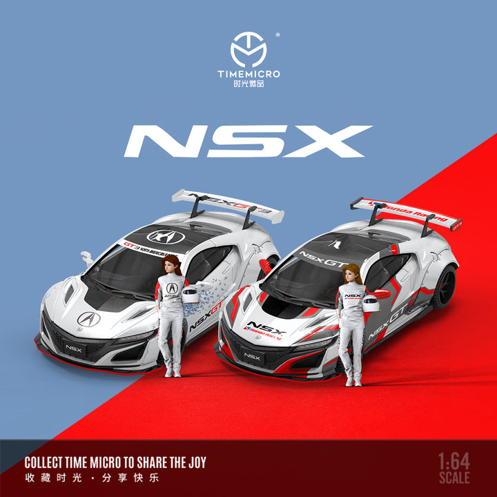 [Preorder] Time Micro 1:64 Honda NSX Racing Livery (4 Versions)