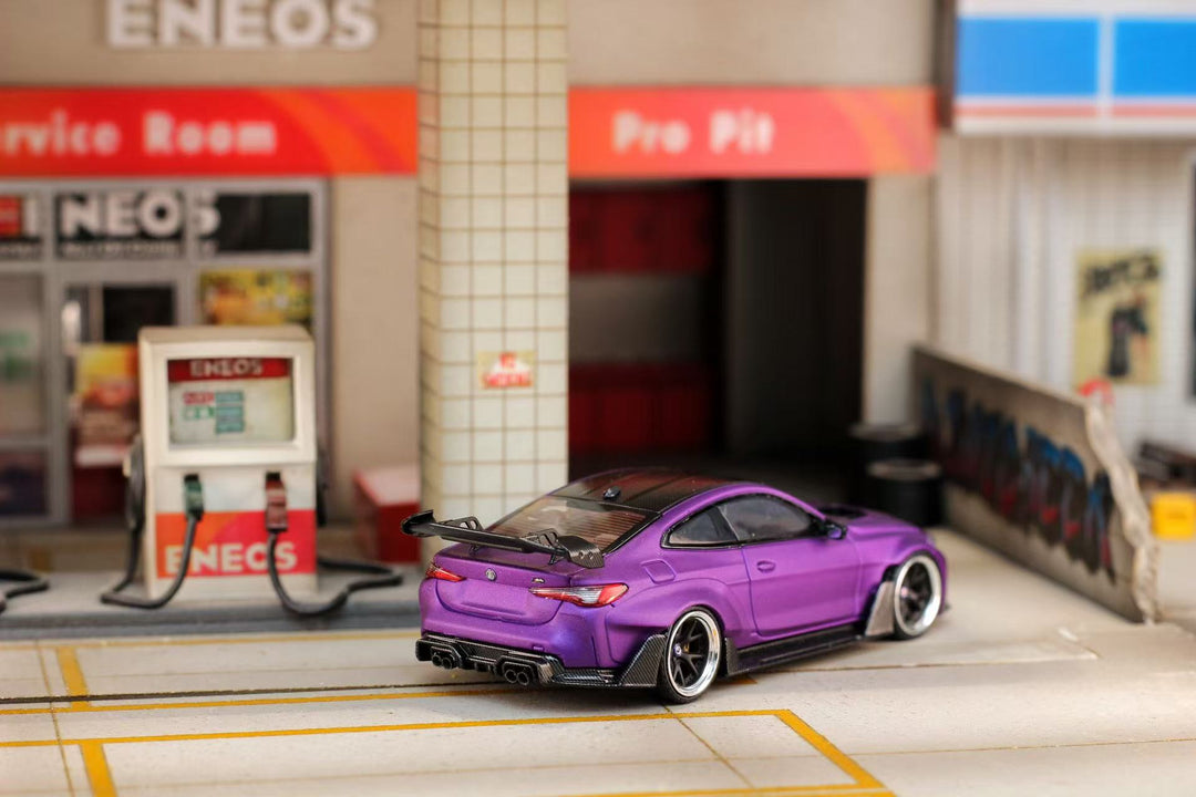 [Preorder] Street Weapon 1:64 BMW G82 M4 Widebody Matte Purple