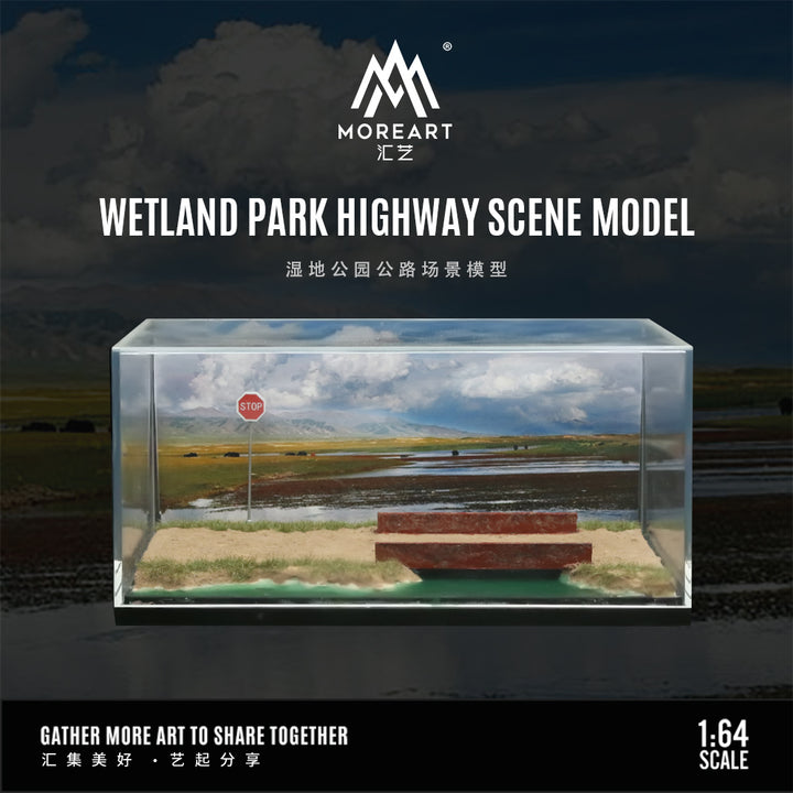 [Preorder] MoreArt 1:64 WETLAND PARK HIGHWAY SCENE MODEL