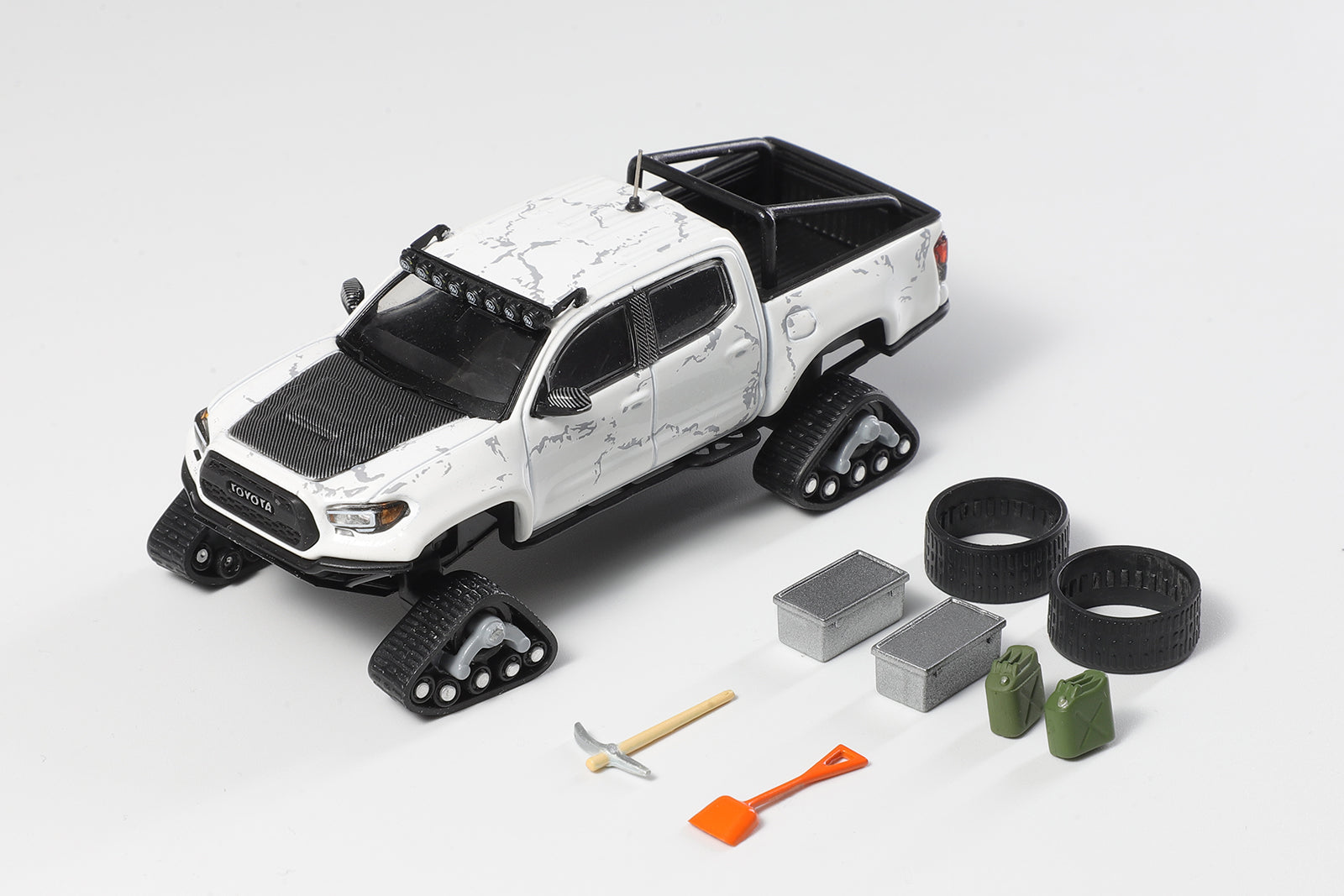 GCD 1/64 - トヨタ・タコマ　キャンパー \"トーヨータイヤ\" DiecastTalk特注 GCD 1/64 トヨタ タコマ キャンピングカー 