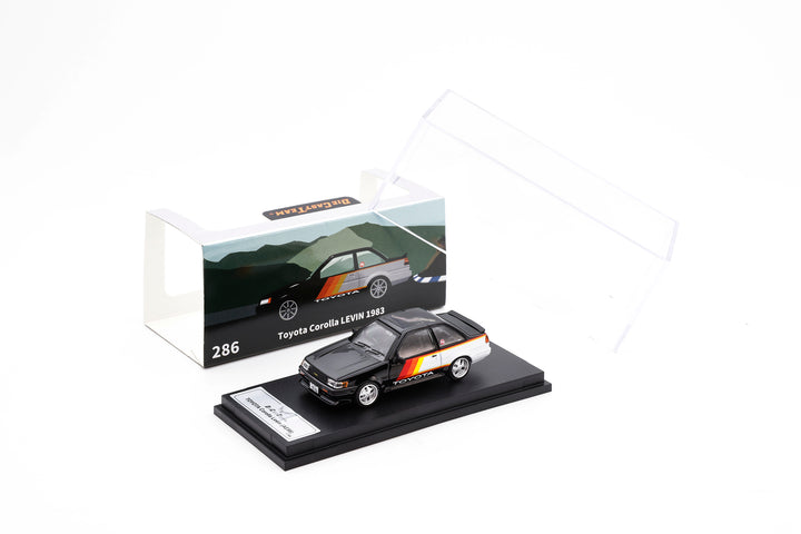 [Preorder] DCT 1:64 Toyota AE86 Black Livery RHD LL-009-286