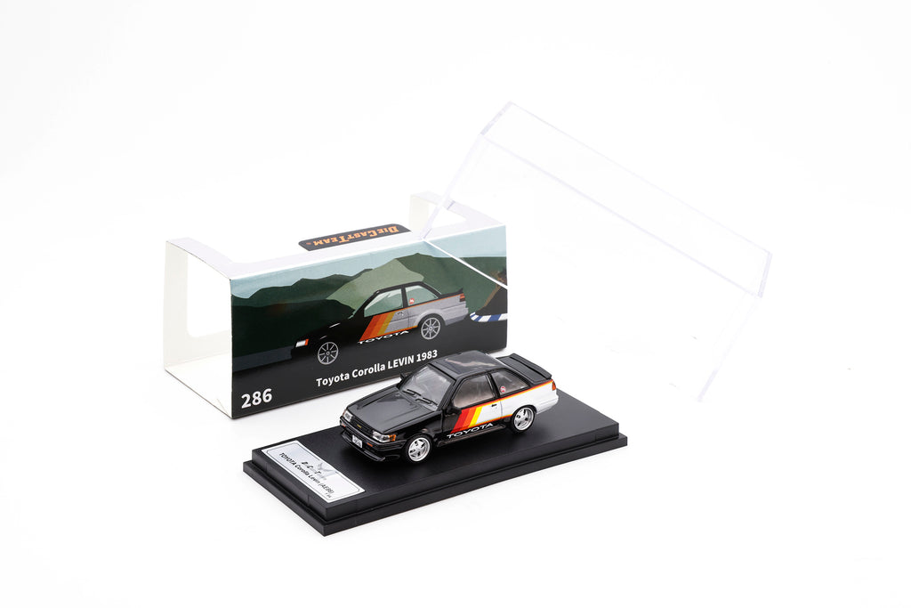 Preorder] DCT 1:64 Toyota AE86 Black Livery RHD LL-009-286