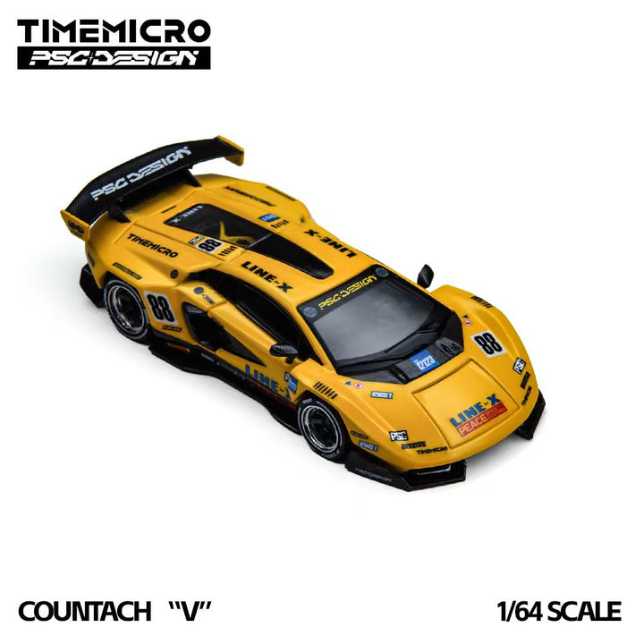 [Preorder] TimeMicro X PSC DESIGN 1:64 Lamborghini Countach “V” GT Tribute TM647709