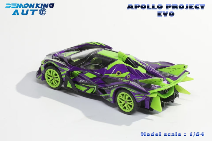 [Preorder] DEMON KING AUTO 1:64 2024Chinajoy Exhibition Limited edition APOLLO PROJECT EVO - Eva Livery