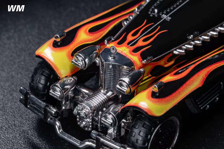 [Preorder] WM 1:64 Hydra Schmidt V16 Roadster Movie Wolverine Flame Version