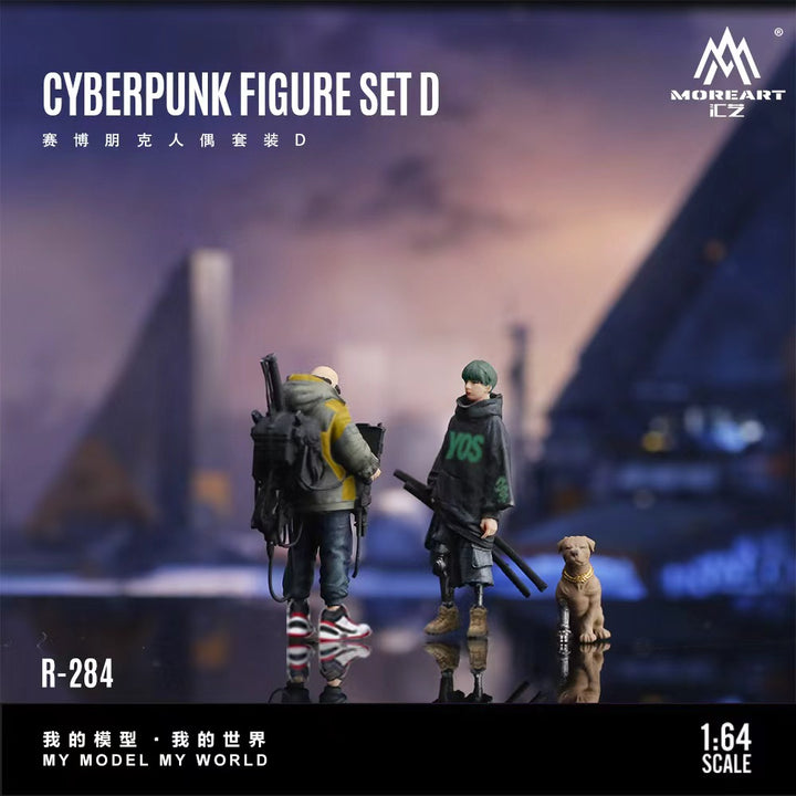 [Preorder] MoreArt 1:64 CYBERPUNK FIGURE SET D MO223121