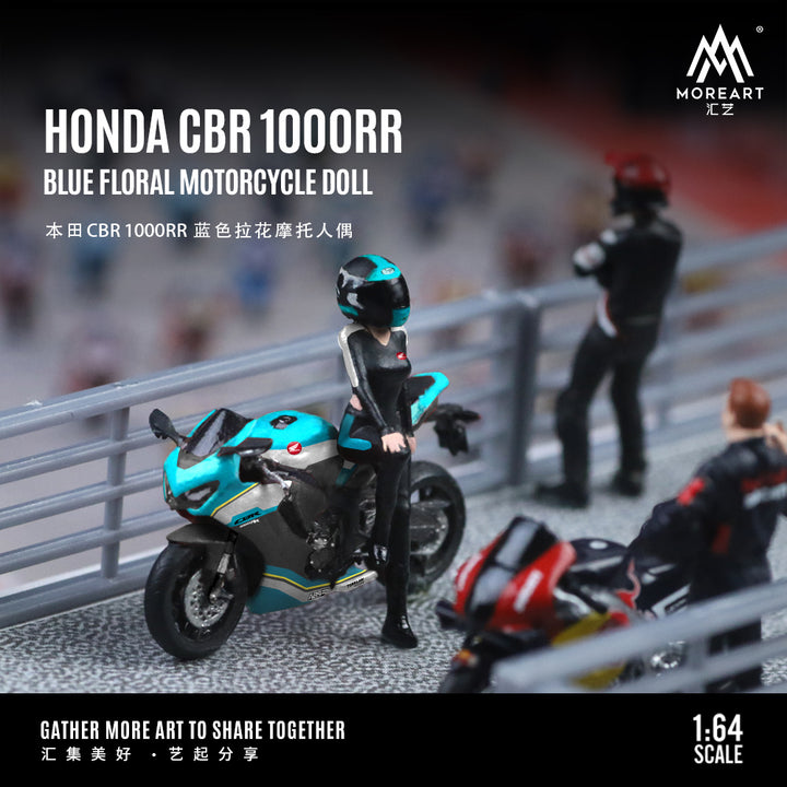 [Preorder] MoreArt 1:64 Honda CBR 1000RR Blue MOTORCYCLE DOLL