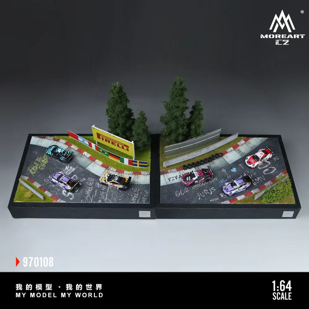 [Preorder] MoreArt 1:64 NURBURGRING TRACK O3 MODEL MO970108