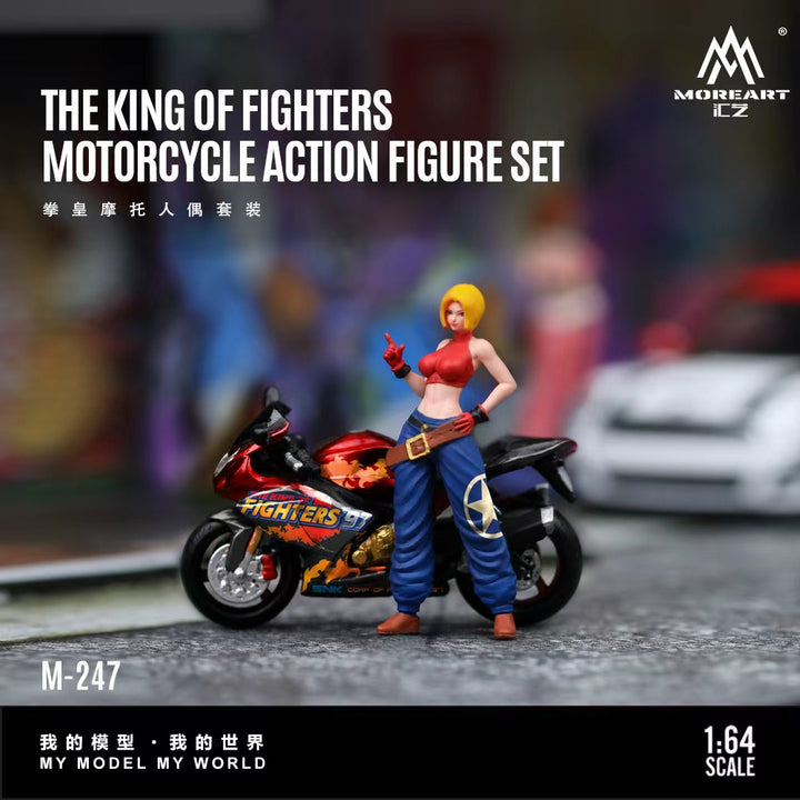 [Preorder] MoreArt 1:64 King of Fighters Motorcycle Doll Set MO2222457