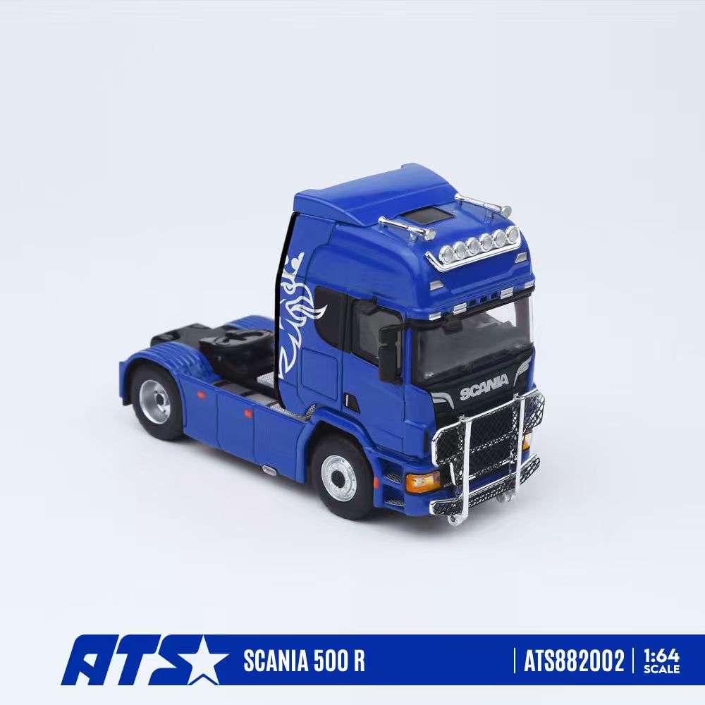 [Preorder] ATS Model 1:64 SCANIA 500 R Blue ATS882002