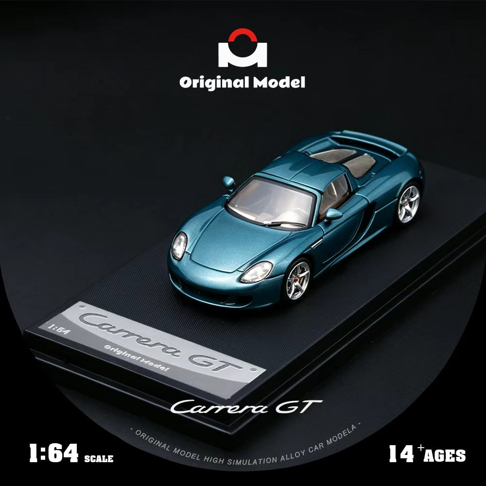 [Preorder] Original Model 1:64 Porsche Carrera GT Metallic Lake Blue OM645914