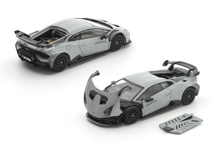 [Preorder] POPRACE 1:64 Lamborghini Huracan STO GRIGIO ACHESO MATTE PR640430