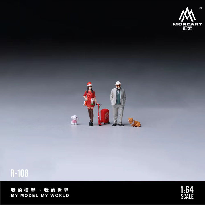 [Preorder] MoreArt 1:64 Crazy Thursday Pet &amp; Human Figure Set MO223108