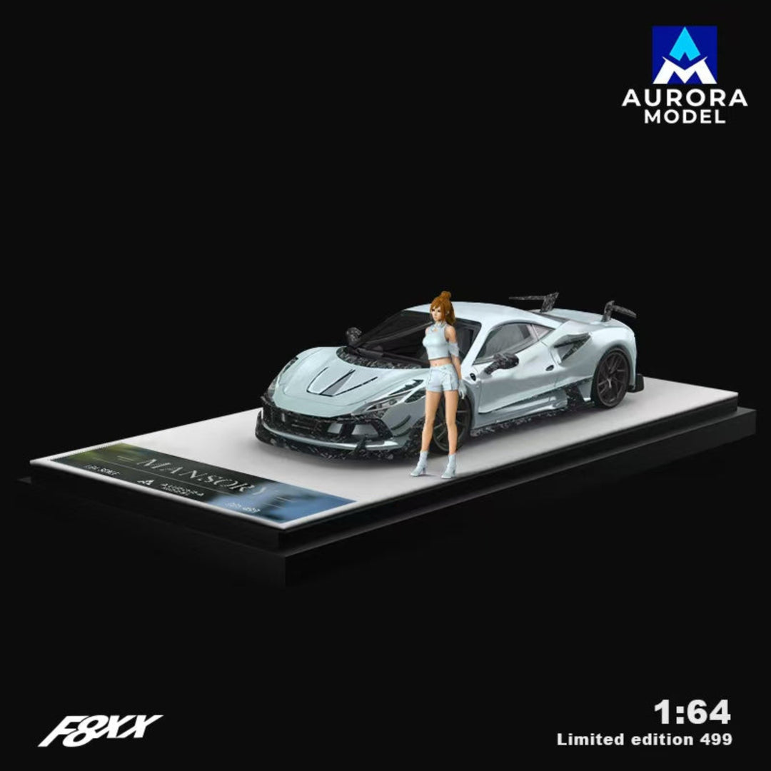 [Preorder] Aurora Model 1:64 Ferrari F8 Tributo Mansory F8XX (4 Versions)