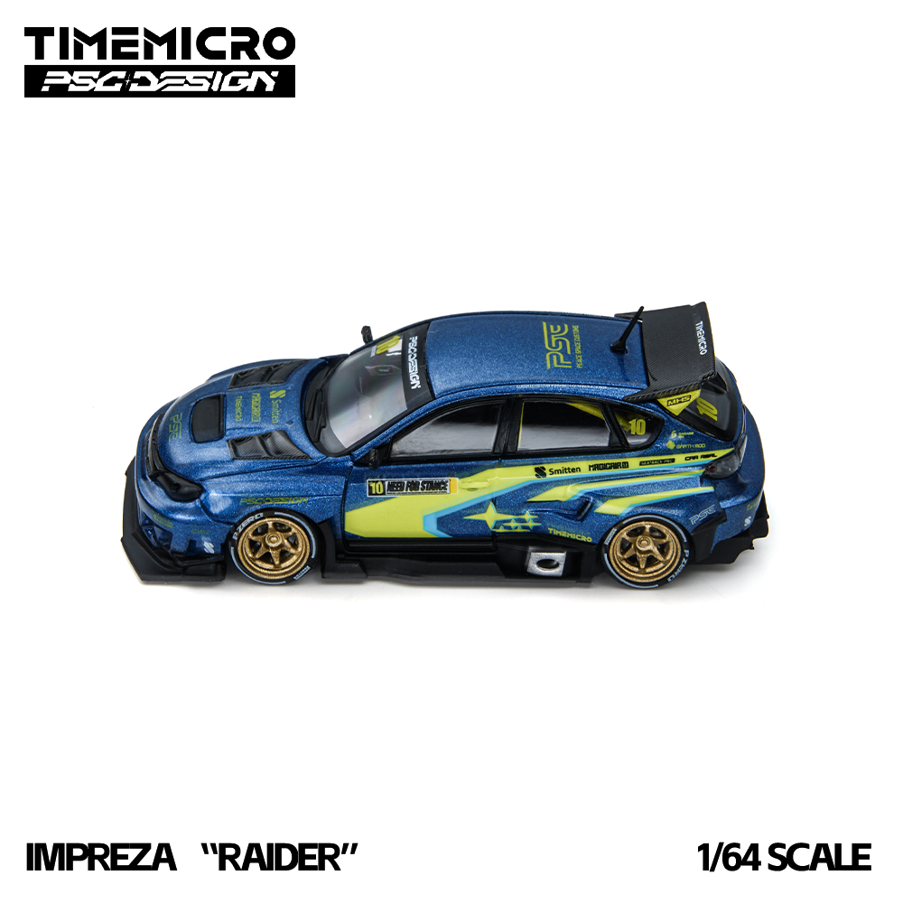 [Preorder] TimeMicro × PSC DESIGN 1:64 Subaru R34 "SMILODON" × IMPREZA "RAIDER" TM648404/TM648304