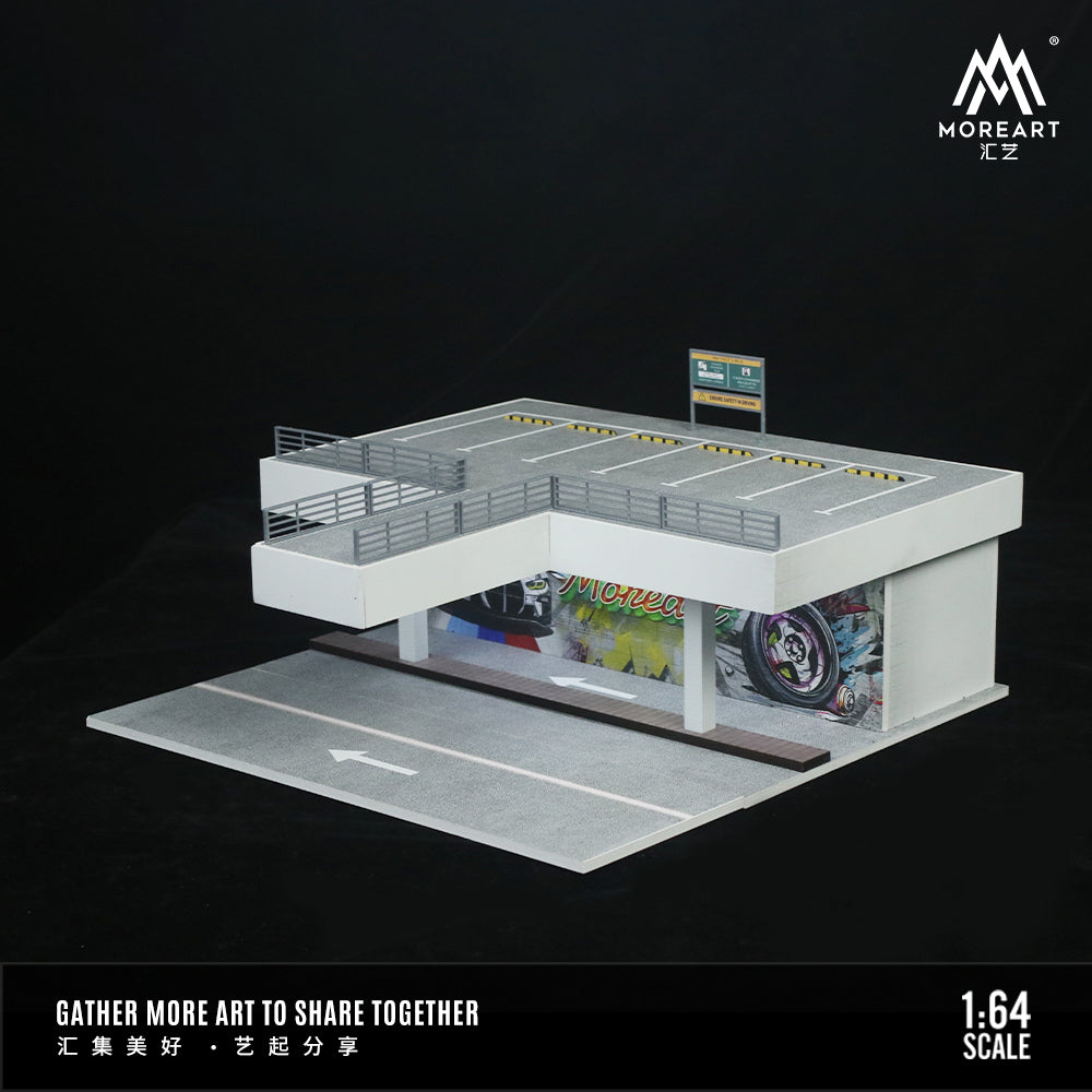 [Preorder] MoreArt 1:64 Double Layered Fence Outdoor Parking lot