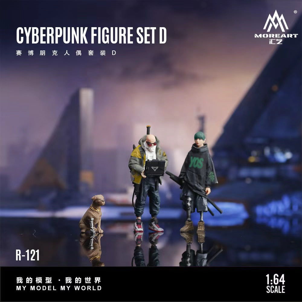 [Preorder] MoreArt 1:64 CYBERPUNK FIGURE SET D MO223121
