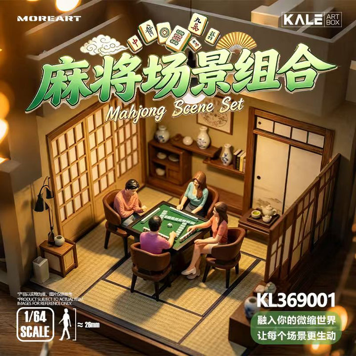 [Preorder] MoreArt x KALE 1:64 Mahjong Figurine Set KL369001