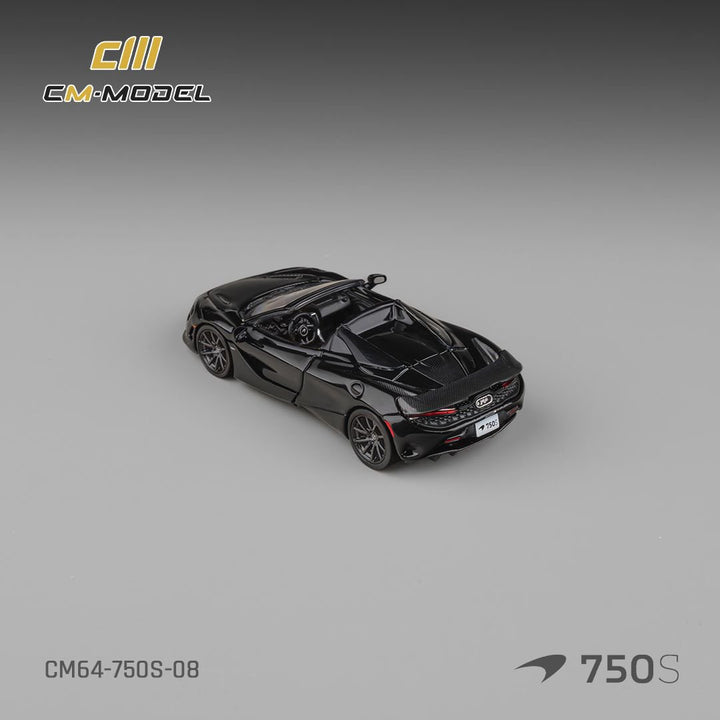 [Preorder] CM Model 1:64 Mclaren 750S Spider Onyx Black CM64-750S-08