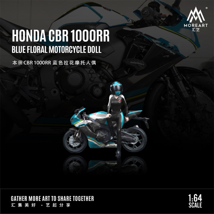 [Preorder] MoreArt 1:64 Honda CBR 1000RR Blue MOTORCYCLE DOLL