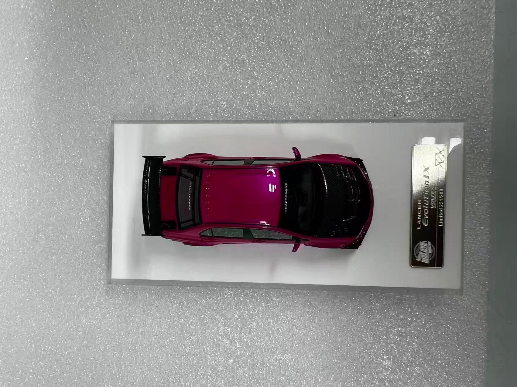 1/64 404 error 三菱 ランエボ EVO IX VARIS ピンク Unboxing Error 404 Mitsubishi Lancer Evo IX Vortex Edition Pink