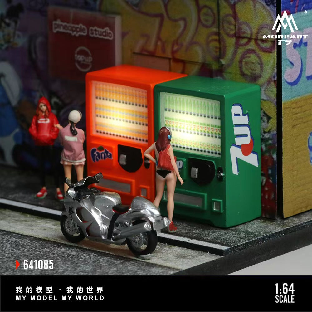 [Preorder] MoreArt 1:64 MODEL OF BEVERAGE VENDING MACHINE MO641084/MO641085
