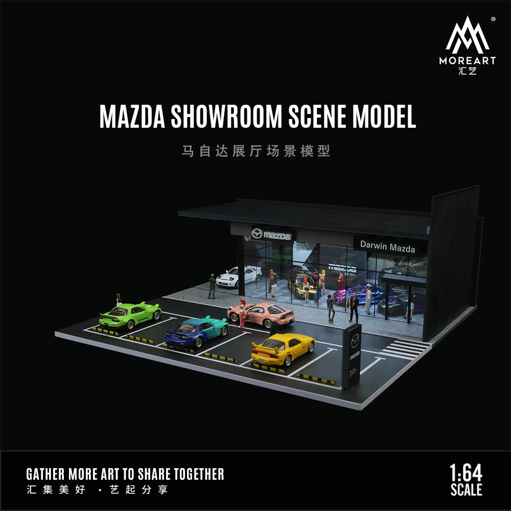MoreArt 1:64 Mazda Showroom Scene Model MO936010 – Horizon Diecast