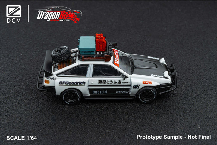 [Preorder] D.BoModel & DCM 1:64 Toyota AE86 Modified Doomsday Escape Bearing Wheel (2 Versions)