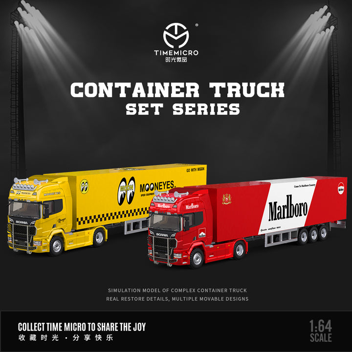 [Preorder] Time Micro 1:64 Scania Container Truck (2 Versions)