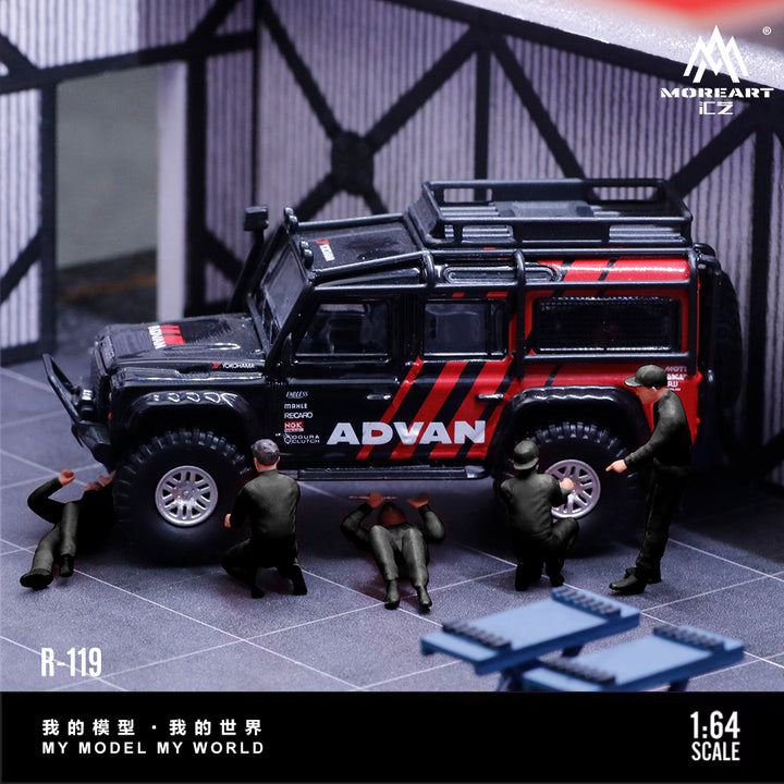 [Preorder] MoreArt 1:64 TEAM EVENT MAINTENANCE PERSONNEL B UNIFORM MO223119