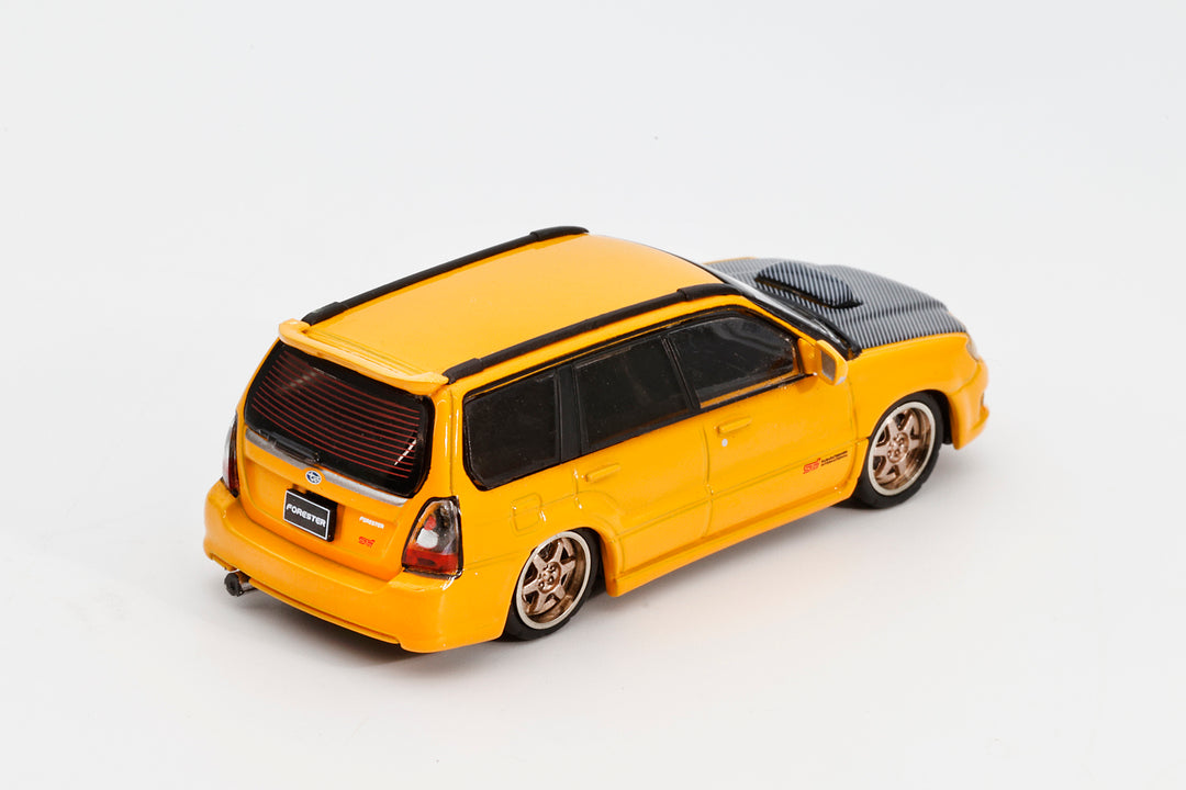 [Preorder] SHOOM64 1:64 Subaru Forester STi (SG) 2005 Yellow SHOOM-093-010