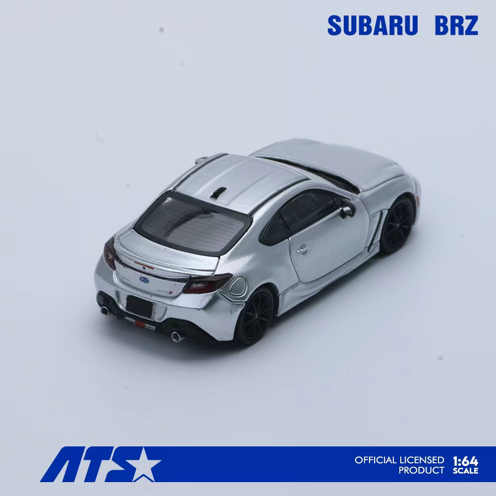 [Preorder] ATS Model 1:64 Subaru BRZ Silver ATS880404