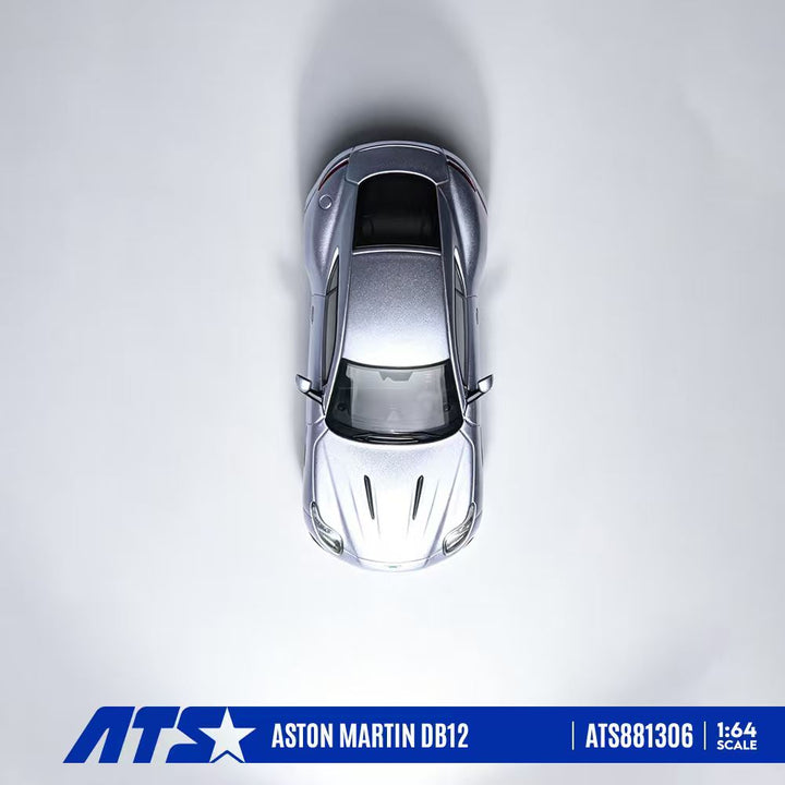 [Preorder] ATS Model 1:64 Aston Martin DB12 Silver/Metallic Brown (2 Colours) ATS881306/ ATS881308