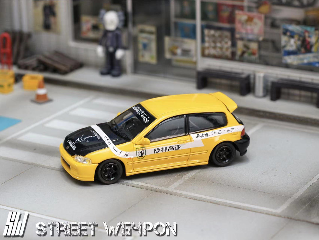 [Preorder] Street Weapon 1:64 Honda Civic EG6 (2 Colours)