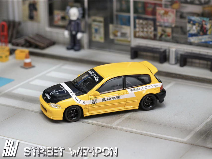 [Preorder] Street Weapon 1:64 Honda Civic EG6 (2 Colours)