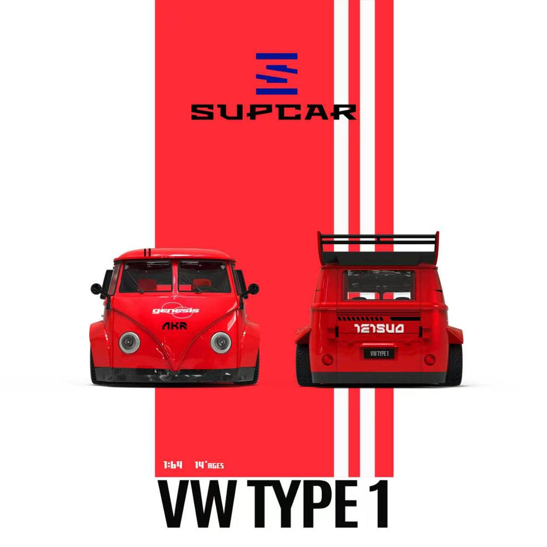 [Preorder] SUPCAR 1:64 Volkswagen T1 Trailer Version SC642961-2