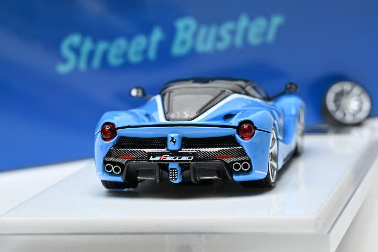 Preorder] Street Buster 1:64 Ferrari F150 Aperta Baby Blue
